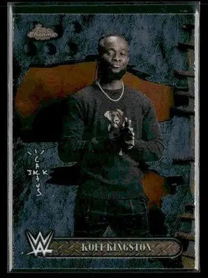 2025 Topps Chrome WWE x Cactus Jack #22 Kofi Kingston - Wrestling Card Single