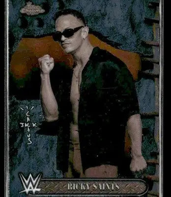 2025 Topps Chrome WWE x Cactus Jack #24 Ricky Saints - Other