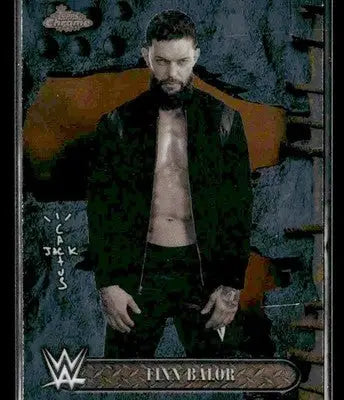 2025 Topps Chrome WWE x Cactus Jack #43 Finn Bálor - Wrestling Card Single