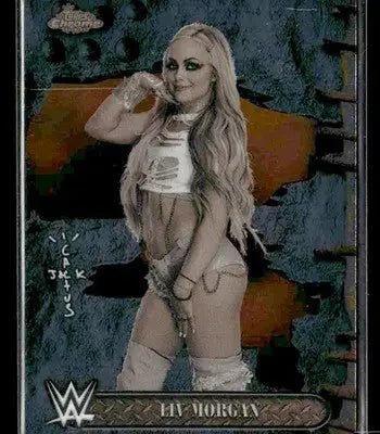 2025 Topps Chrome WWE x Cactus Jack #5 Liv Morgan - Wrestling Card Single