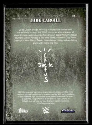 2025 Topps Chrome WWE x Cactus Jack #52 Jade Cargill - Other