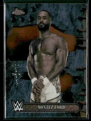 2025 Topps Chrome WWE x Cactus Jack #64 Montez Ford - Wrestling Card Single