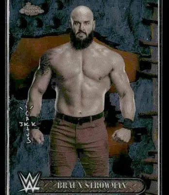2025 Topps Chrome WWE x Cactus Jack #68 Braun Strowman - Wrestling Card Single