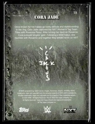 2025 Topps Chrome WWE x Cactus Jack #73 Cora Jade