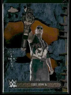 2025 Topps Chrome WWE x Cactus Jack #75 The Rock - Wrestling Card Single