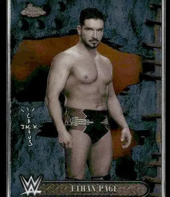 2025 Topps Chrome WWE x Cactus Jack #76 Ethan Page - Wrestling Card Single