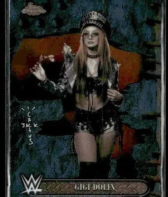 2025 Topps Chrome WWE x Cactus Jack #81 Gigi Dolin - Wrestling Card Single