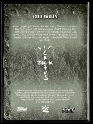 2025 Topps Chrome WWE x Cactus Jack #81 Gigi Dolin - Other
