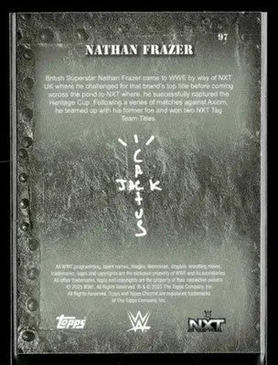 2025 Topps Chrome WWE x Cactus Jack #97 Nathan Frazer - Other