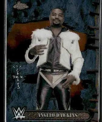 2025 Topps Chrome WWE x Cactus Jack #99 Angelo Dawkins - Wrestling Card Single