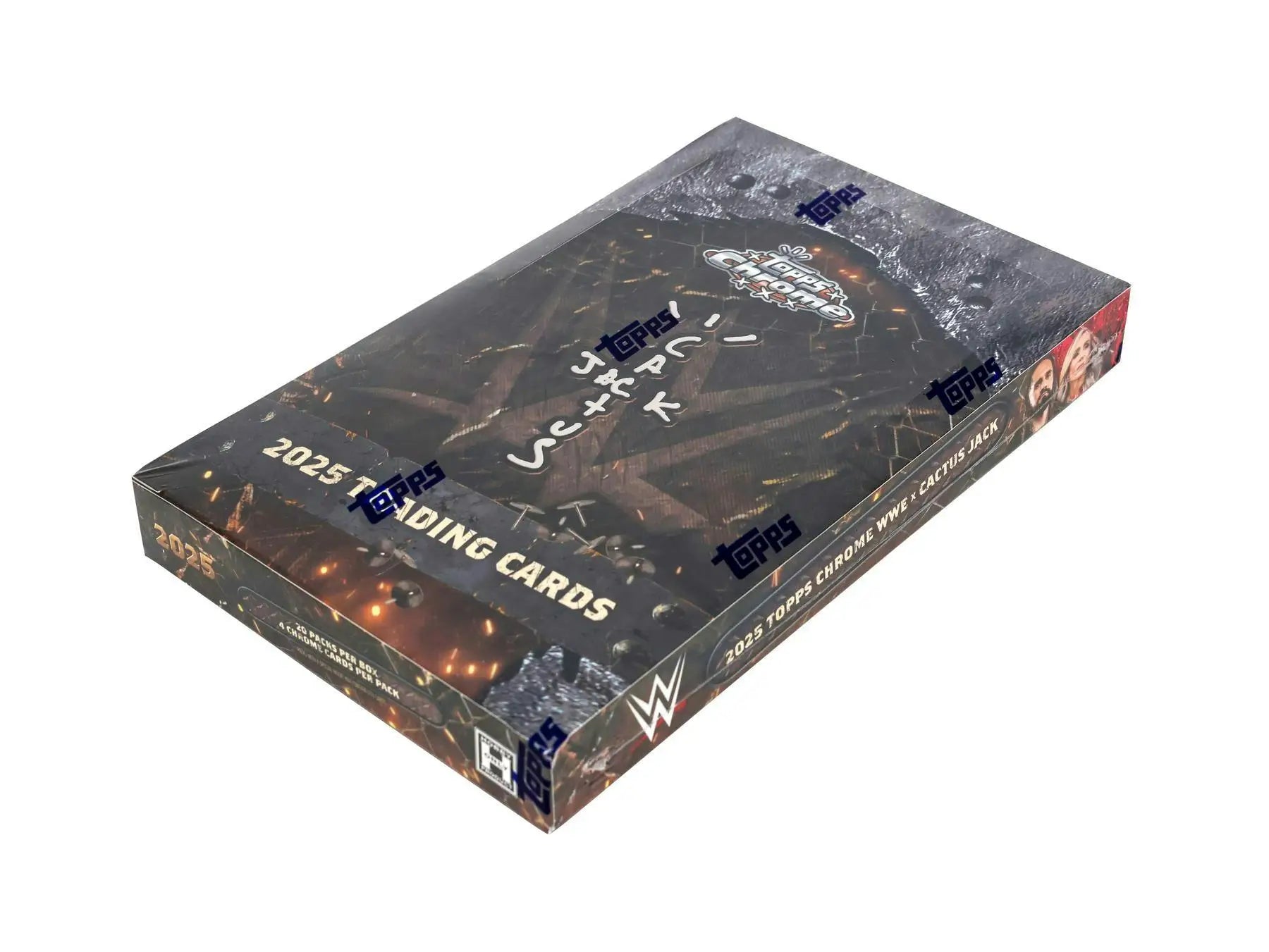 2025 Topps Chrome WWE x Cactus Jack Hobby Box | Columbia Sports Cards - Sports Card Hobby Boxes