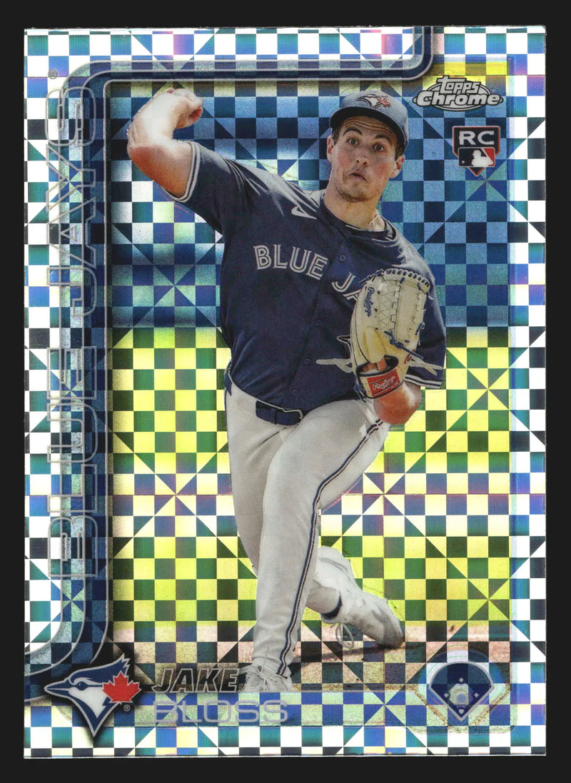 2025 Topps Chrome X-Fractor #188 Jake Bloss Toronto Blue Jays RC
