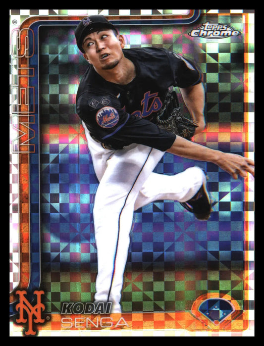 2025 Topps Chrome X-Fractors #246 Kodai Senga - Baseball Card Single