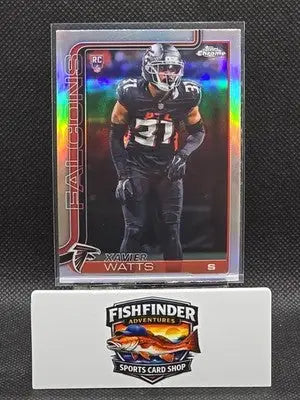 2025 Topps Chrome Xavier Watts REFRACTOR ROOKIE #393 Atlanta Falcons RC - Football Card Single