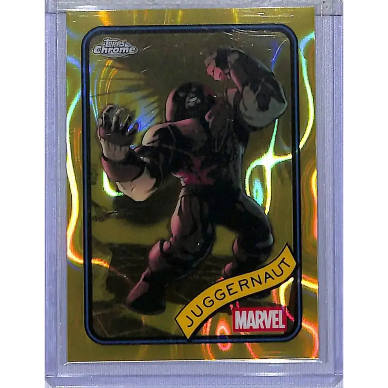2025 Topps Chrome Yellow Lava #146 Juggernaut NM-MT - Marvel Card Single