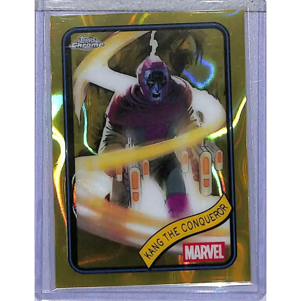 2025 Topps Chrome Yellow Lava #181 Kang The Conqueror NM-MT - Marvel Card Single