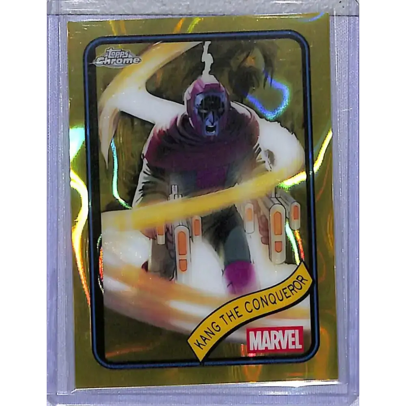 2025 Topps Chrome Yellow Lava #181 Kang The Conqueror NM-MT - Marvel Card Single