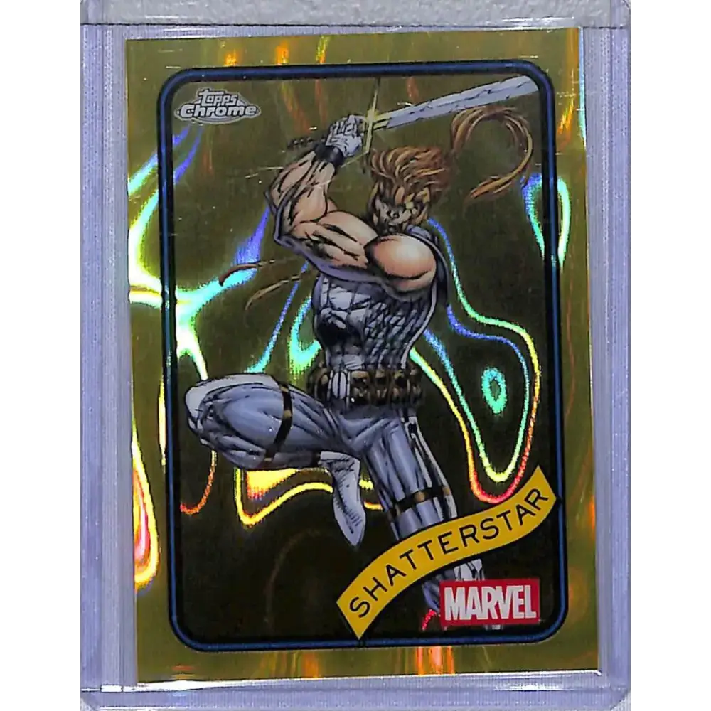2025 Topps Chrome Yellow Lava #49 Shatterstar NM-MT - Marvel Card Single