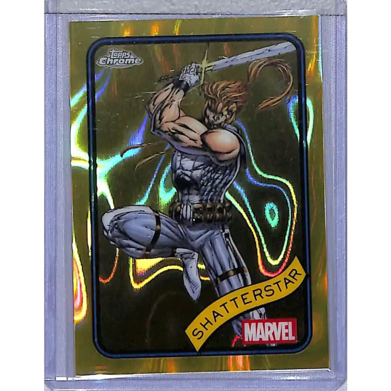 2025 Topps Chrome Yellow Lava #49 Shatterstar NM-MT - Marvel Card Single