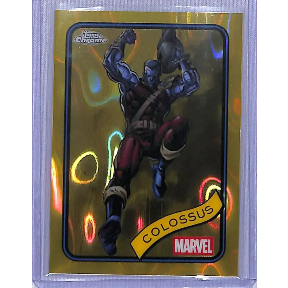 2025 Topps Chrome Yellow Lava #93 Colossus NM-MT - Marvel Card Single