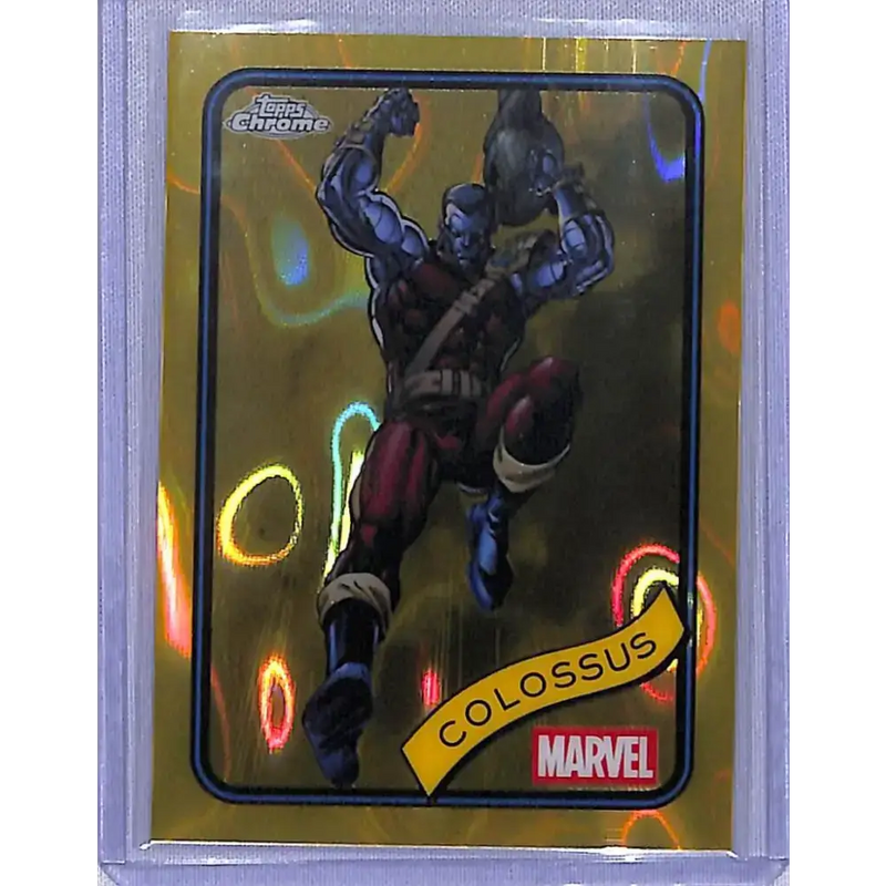 2025 Topps Chrome Yellow Lava #93 Colossus NM-MT - Marvel Card Single