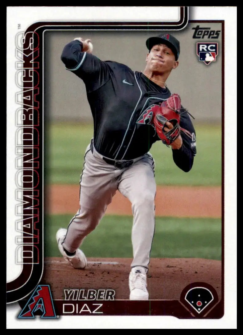 2025 Topps Chrome Yilber Diaz RC 8 Arizona Diamondbacks NM - Baseball Card Single