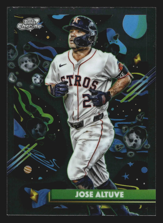 2025 Topps Cosmic Chrome #22 Jose Altuve Houston Astros - Baseball Card Single