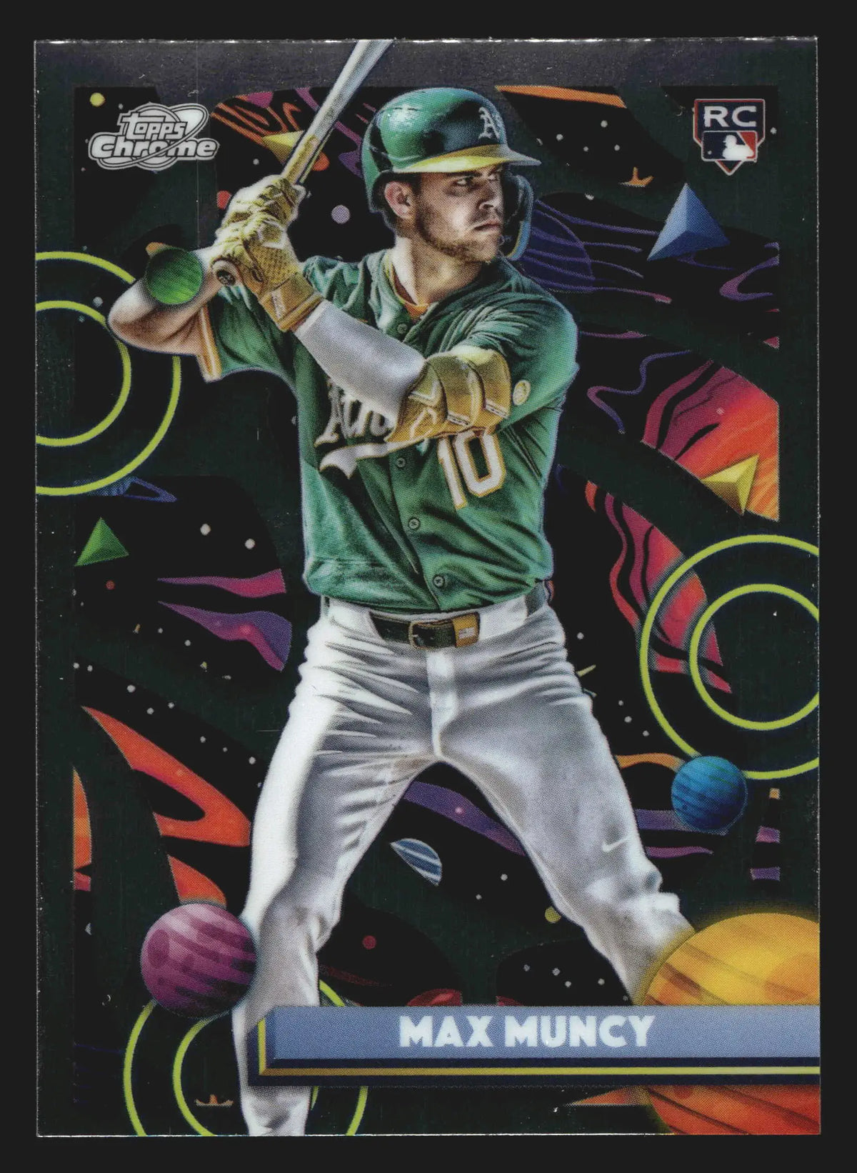 2025 Topps Cosmic Chrome #40 Max Muncy Athletics RC - Baseball Card Single