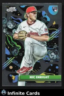 2025 Topps Cosmic Chrome NIC ENRIGHT #67 Cleveland Guardians RC
