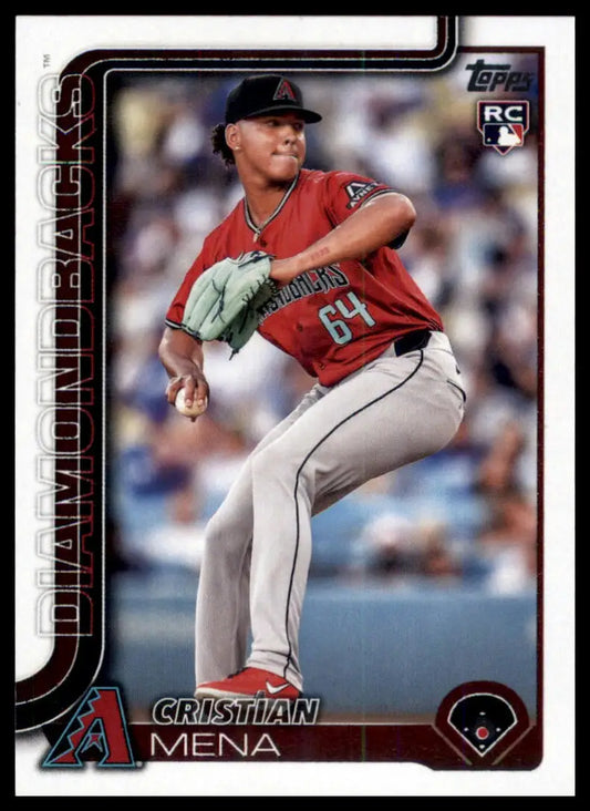 2025 Topps Cristian Mena RC 120 Arizona Diamondbacks NM - Baseball Card Single