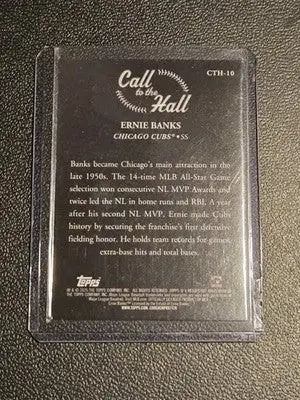 2025 Topps #CTH-10 Ernie Banks Call to the Hall - Baseball Card Single