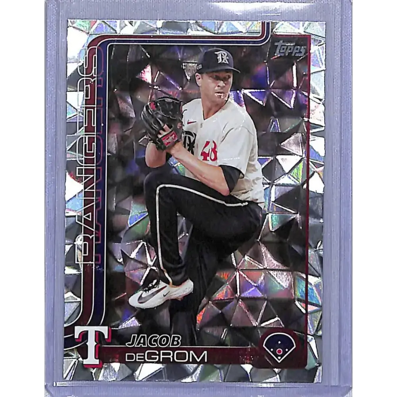 2025 Topps Diamante #208 Jacob DeGrom NM-MT Texas Rangers - Baseball Card Single