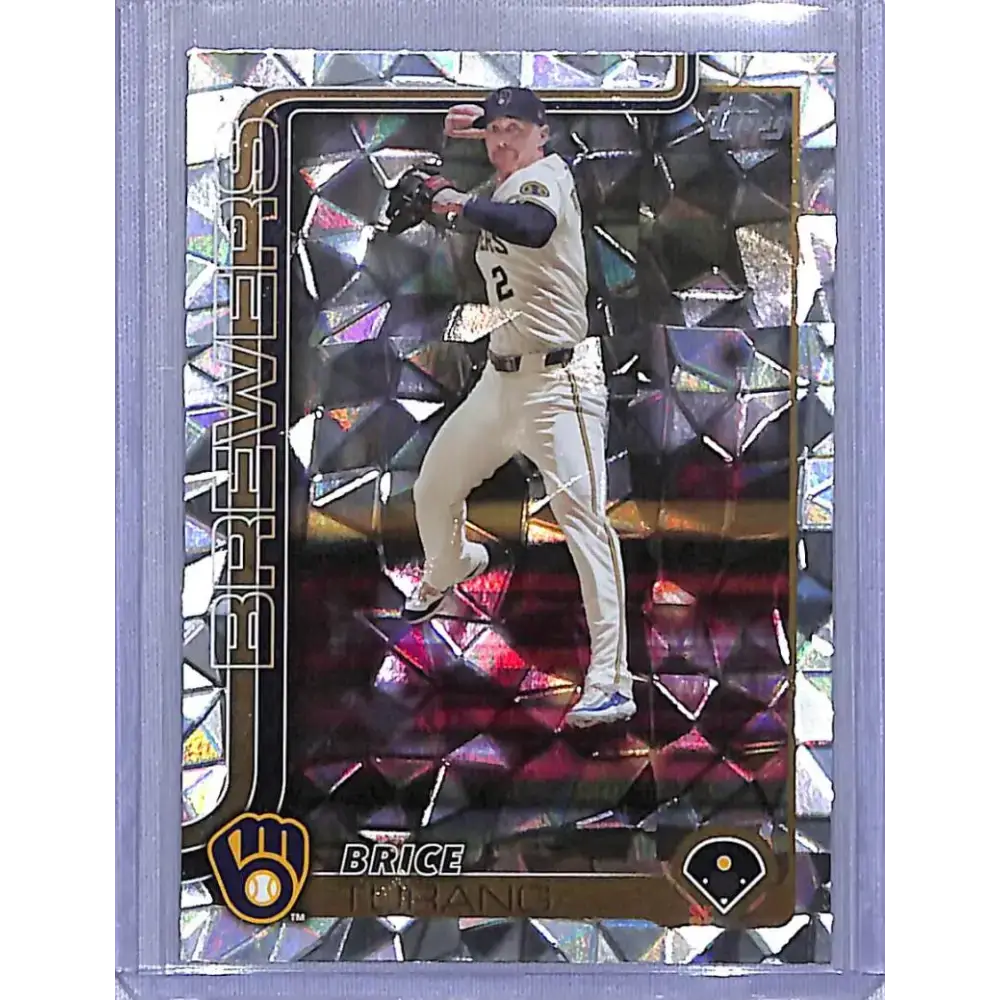 2025 Topps Diamante #45 Brice Turang NM-MT Milwaukee Brewers - Baseball Card Single