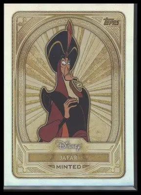 2025 Topps Disney Mint Jafar #97 Gold Base Aladdin