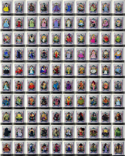 2025 Topps Disney Wonder 100 Card Tier 1 Complete Set in Toploaders - Non-Sports Card Single
