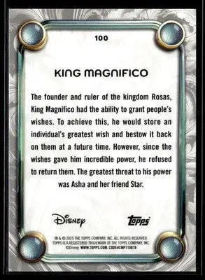 2025 Topps Disney Wonder #100 King Magnifico - Non-Sports Card Single