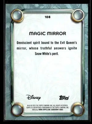 2025 Topps Disney Wonder #108 Magic Mirror Tier 2 - Non-Sports Card Single