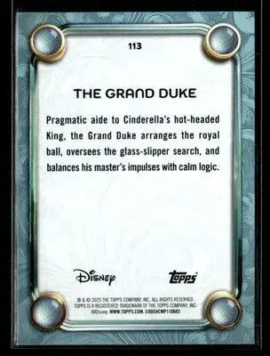 2025 Topps Disney Wonder #113 The Grand Duke Tier 2 - Non-Sports Card Single