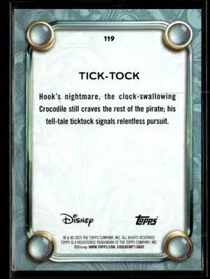 2025 Topps Disney Wonder #119 Tick-Tock - Non-Sports Card Single