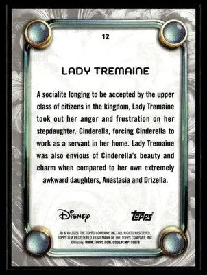 2025 Topps Disney Wonder #12 Lady Tremaine - Non-Sports Card Single