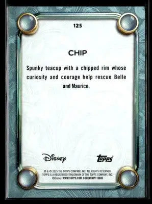 2025 Topps Disney Wonder #125 Chip Tier 2 - Non-Sports Card Single