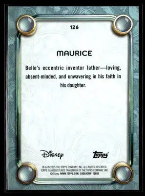 2025 Topps Disney Wonder #126 Maurice Tier 2 - Non-Sports Card Single