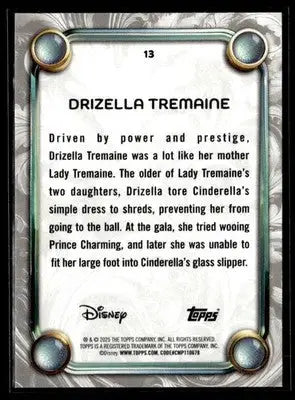 2025 Topps Disney Wonder #13 Drizella Tremaine - Non-Sports Card Single