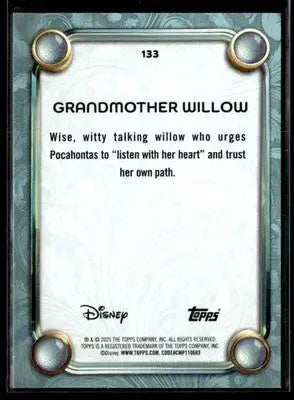 2025 Topps Disney Wonder #133 Grandmother Willow Tier 2 - Non-Sports Card Single