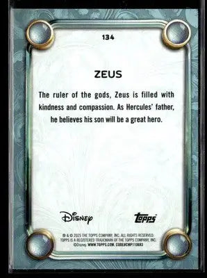 2025 Topps Disney Wonder #134 Zeus Tier 2 - Non-Sports Card Single
