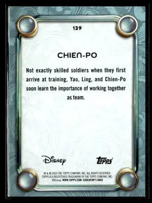 2025 Topps Disney Wonder #139 Chien-Po Tier 2 - Non-Sports Card Single