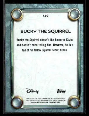 2025 Topps Disney Wonder #140 Bucky the Squirrel Tier 2 - Non-Sports Card Single