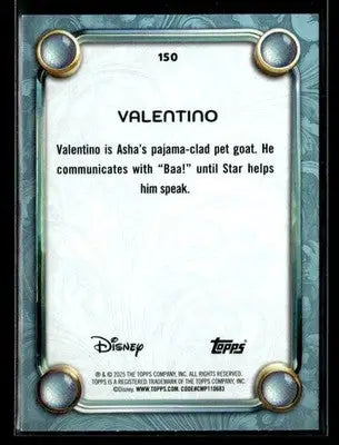 2025 Topps Disney Wonder #150 Valentino Tier 2 - Non-Sports Card Single