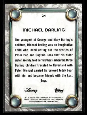 2025 Topps Disney Wonder #24 Michael Darling - Non-Sports Card Single