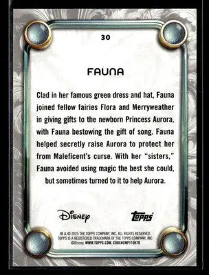 2025 Topps Disney Wonder #30 Fauna - Non-Sports Card Single